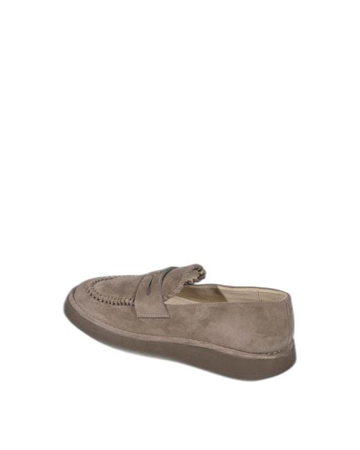 Giorgio Armani Brown Flat Shoes for men