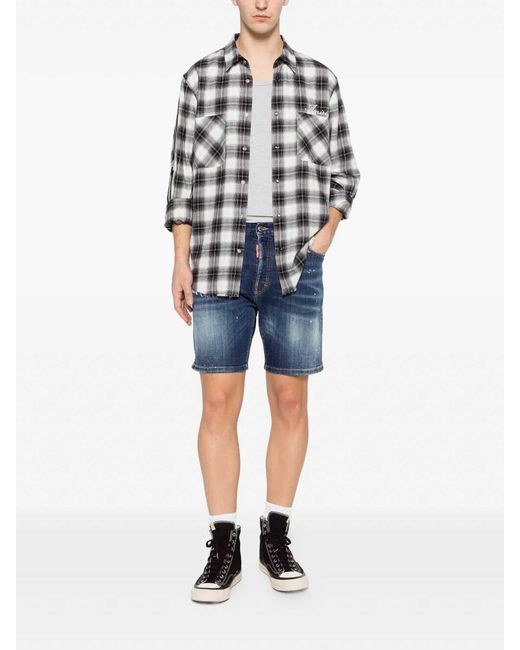 DSquared² Blue 'Marine' Shorts for men