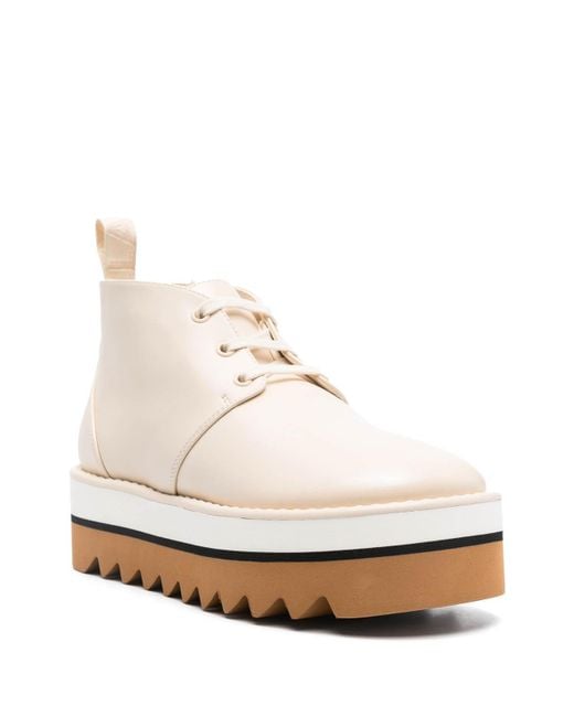 Stella McCartney White 50Mm Sneak-Elyse Boots