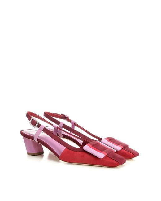 Roger Vivier Red Slingback Pumps