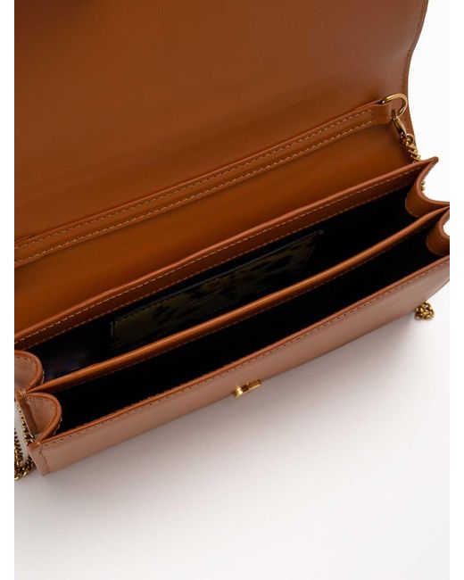 Roberto Cavalli Brown Leather Bag