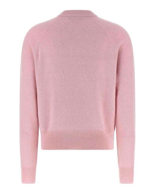 Balmain Pink Cashmere Sweater
