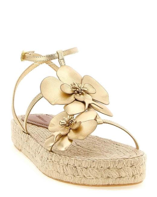 Zimmermann Metallic Orchid Sandals