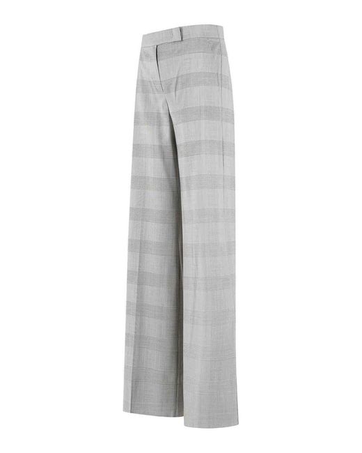 Max Mara Gray Wool Pants