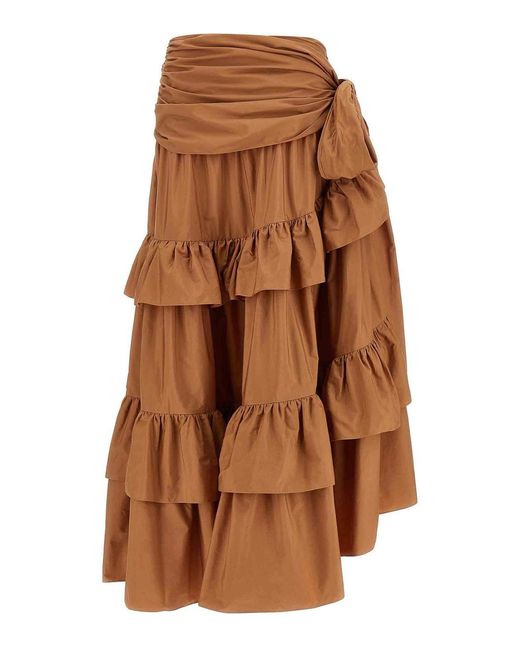 Chloé Brown Maxi Skirts