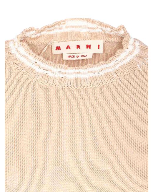Marni Natural Roundneck Sweater