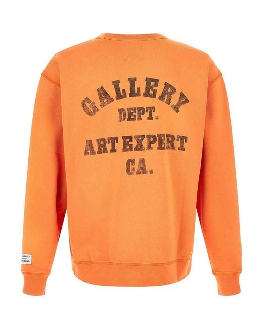GALLERY DEPT. Orange Art Expert Sweatshirt for men