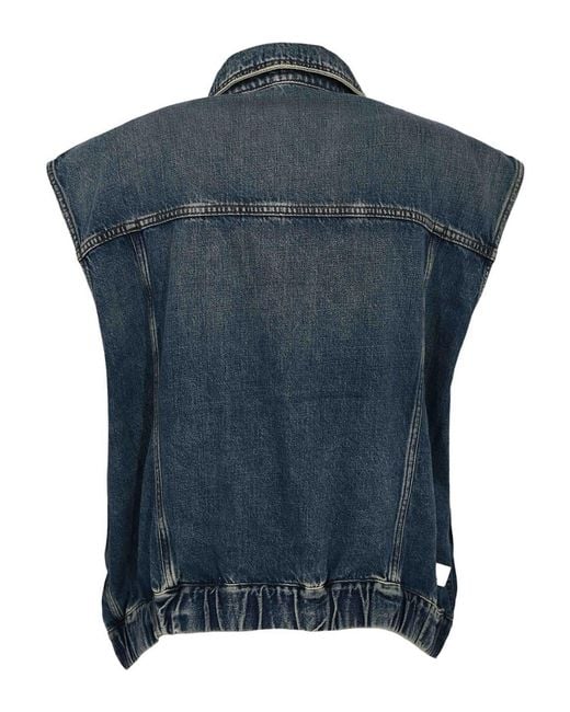 Nine:inthe:morning Blue Donatella Vest