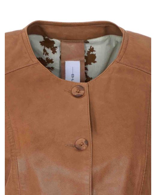 Bully Brown Leather Jacket