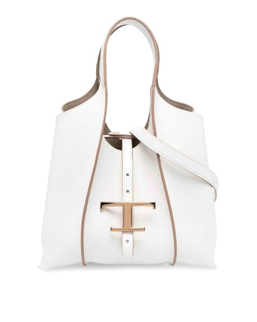 Tod's White Tote Bags