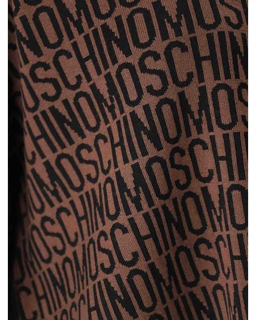 Moschino Brown Logo Sweater