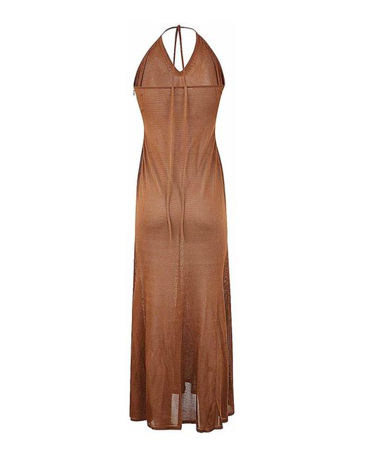 Tom Ford Brown Halterneck Dress