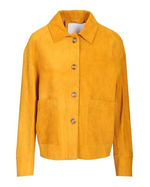 Blusotto Orange Asia Suede Jacket