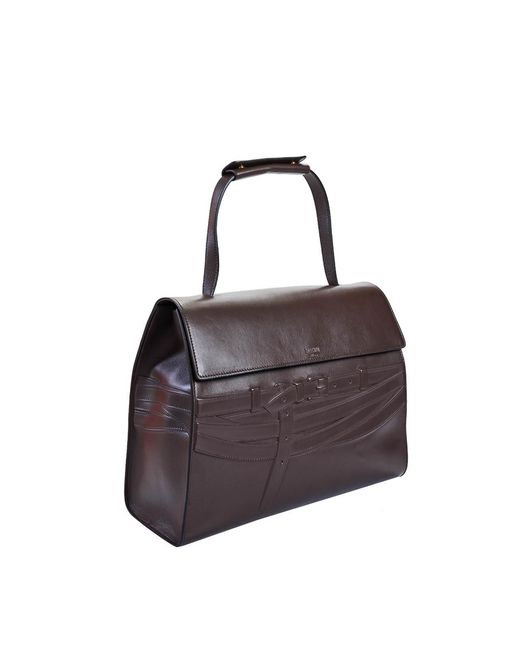 Moschino Black Tie Me Embossed Bag