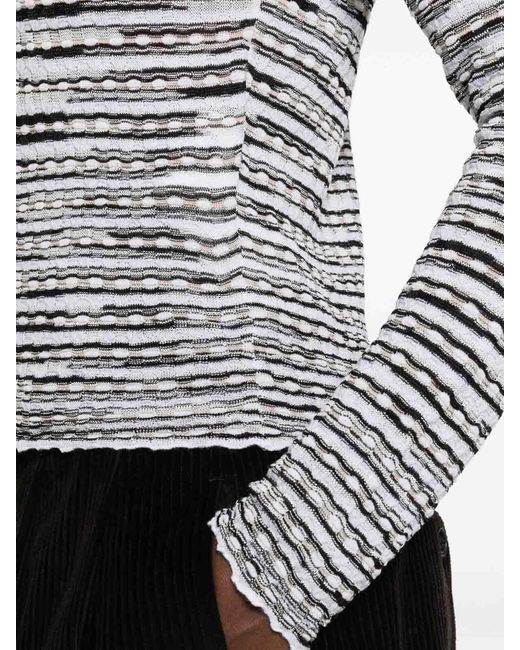 Missoni Gray Wool Blend Crewneck Sweater