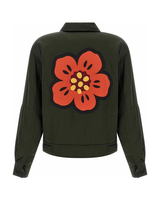 KENZO Green Boke Flower Blouson for men
