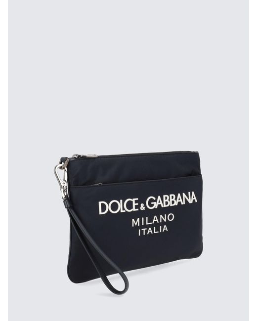 Dolce & Gabbana Black Pouch With Logo for men