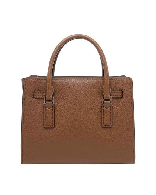 MICHAEL Michael Kors Brown Small Hamilton Moderne Satchel Bag