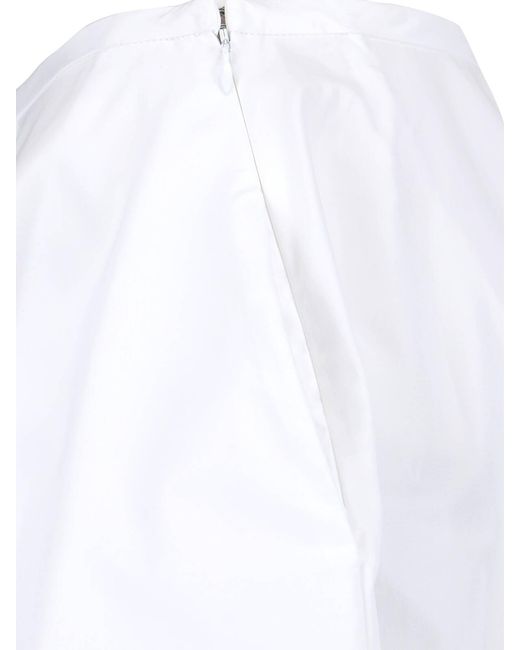 Aspesi White Midi Skirt