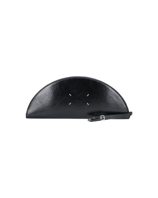 Maison Margiela Black Leather Pouch