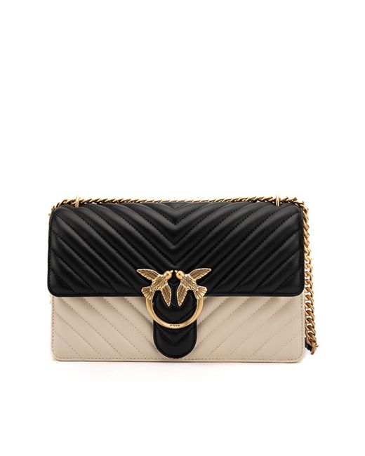 Pinko Black Quilted Bag