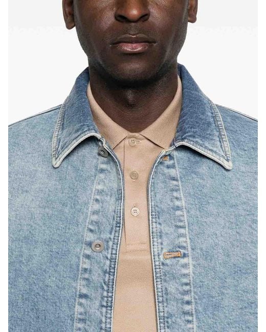 Emporio Armani Blue Denim Jacket for men