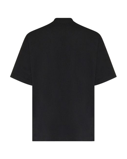 Balenciaga Black T-Shirts And Polos Cotton for men