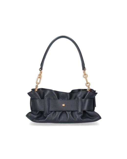 Balmain White Mini Anthem Bag