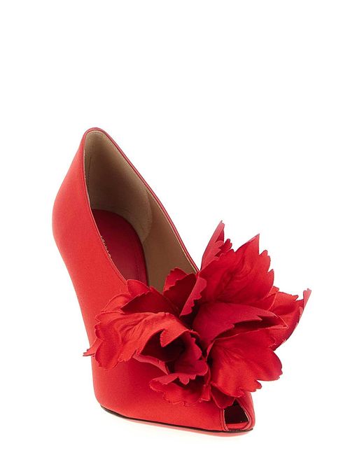 Ferragamo Red Galia Pumps