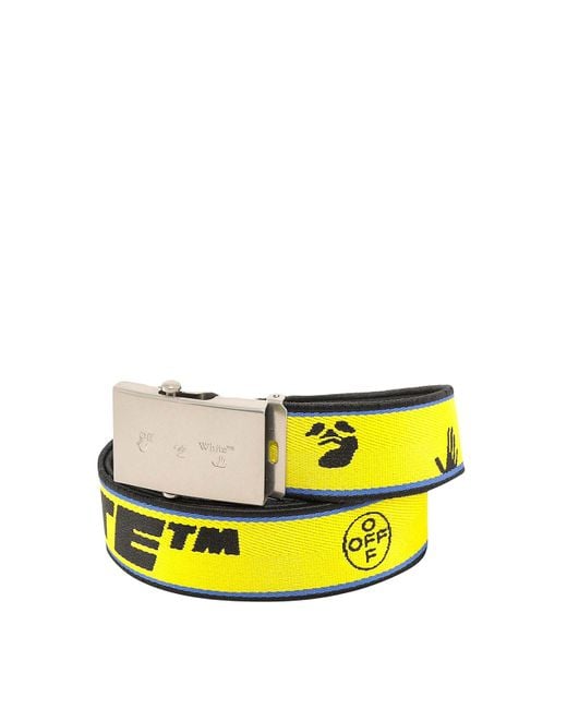 Off-White c/o Virgil Abloh Industrial Reversible Belt in Yellow | Lyst