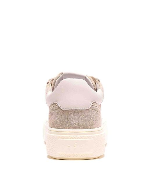 Hogan Pink Crosswind Sneakers