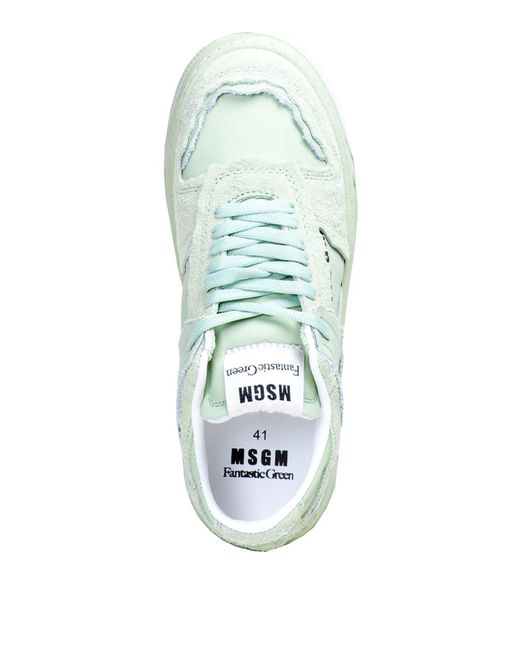 MSGM Green Fantastic Trainer for men