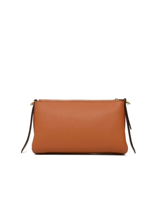 Coccinelle Brown Boheme Small Crab/Jellyfish Bag
