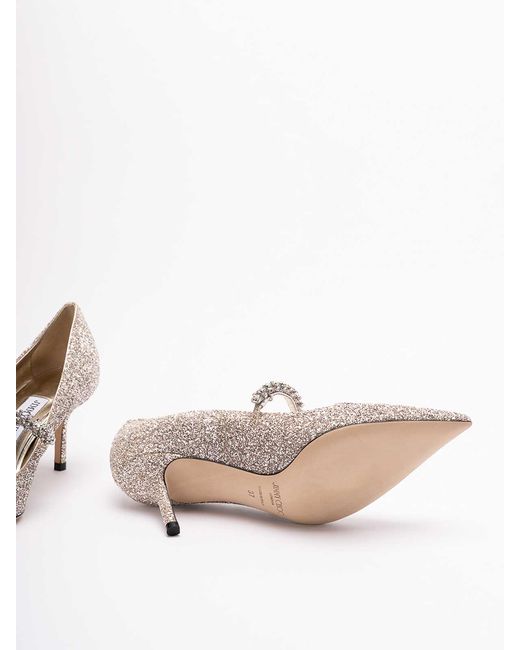 Jimmy Choo White Bing Pumps 65