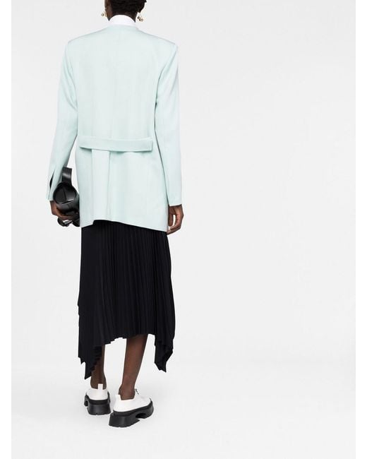 Jil Sander Blue Single Breasted Blazer