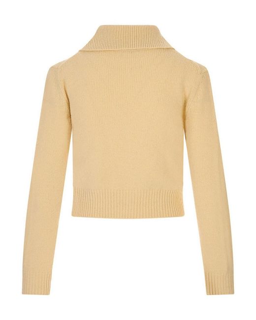 Jil Sander Natural Cardigan