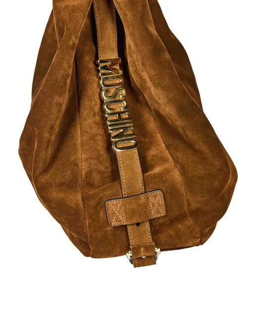 Moschino Brown Handle Me Bag
