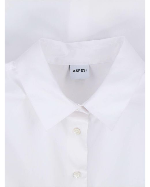 Aspesi White Cotton Shirt