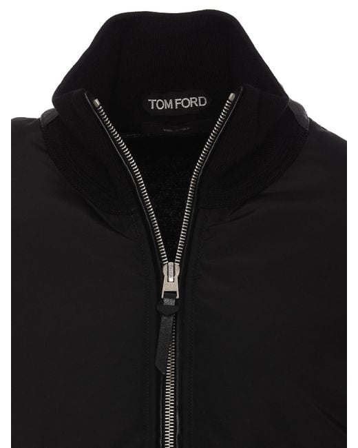 Tom Ford Black Light Padded Jacket for men