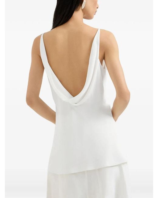 Brunello Cucinelli White Blouse