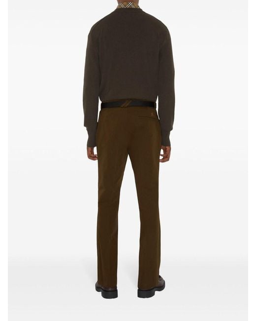 Burberry Green Trousers for men