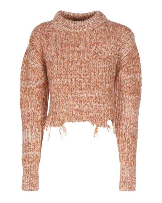 Stella McCartney White Distressed Effect Sweater