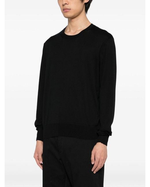 Tom Ford Black Crew Neck Sweater for men