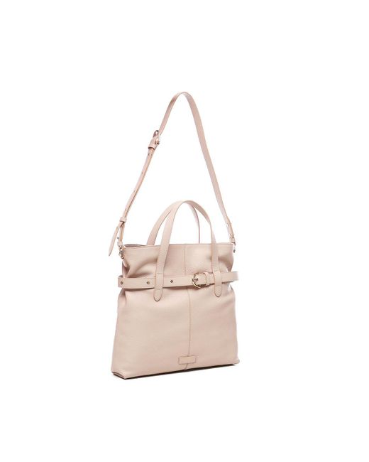 Coccinelle Natural Bucket Bag With Buckle