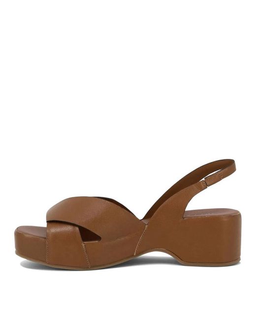 Fabrizio Del Carlo Brown Horus Sandal