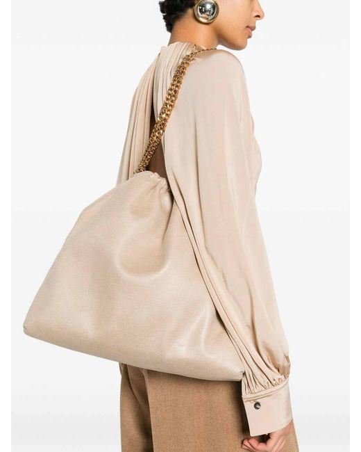 Stella McCartney Natural Falabella Shoulder Bag Vegan Leather