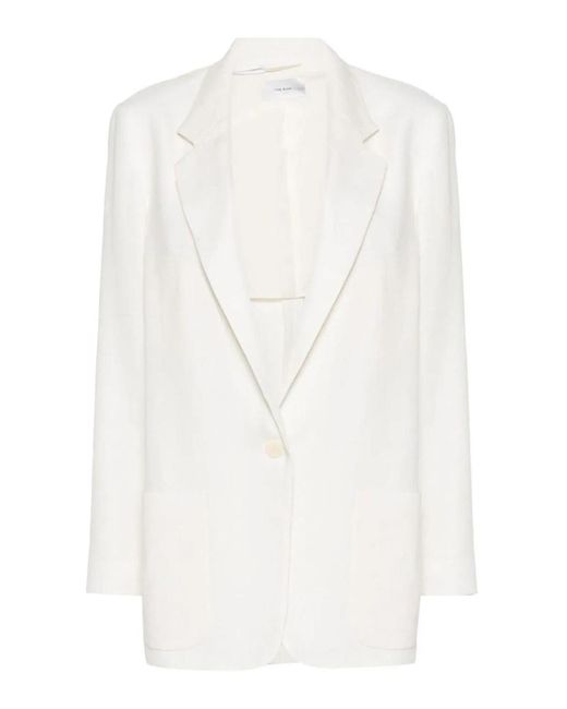 The Row White Enza Blazer