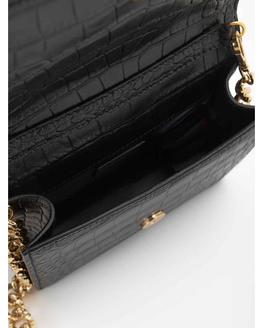 Roberto Cavalli Black Leather Bag