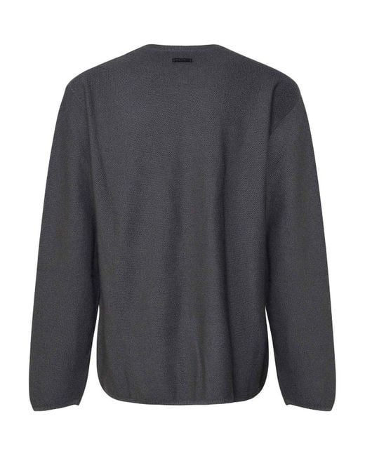 Dolce & Gabbana Gray Virgin Wool Sweater for men