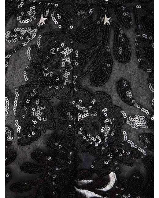 Golden Goose Deluxe Brand Black Journey Ws Jogging Pants Onia Lace Paillettes